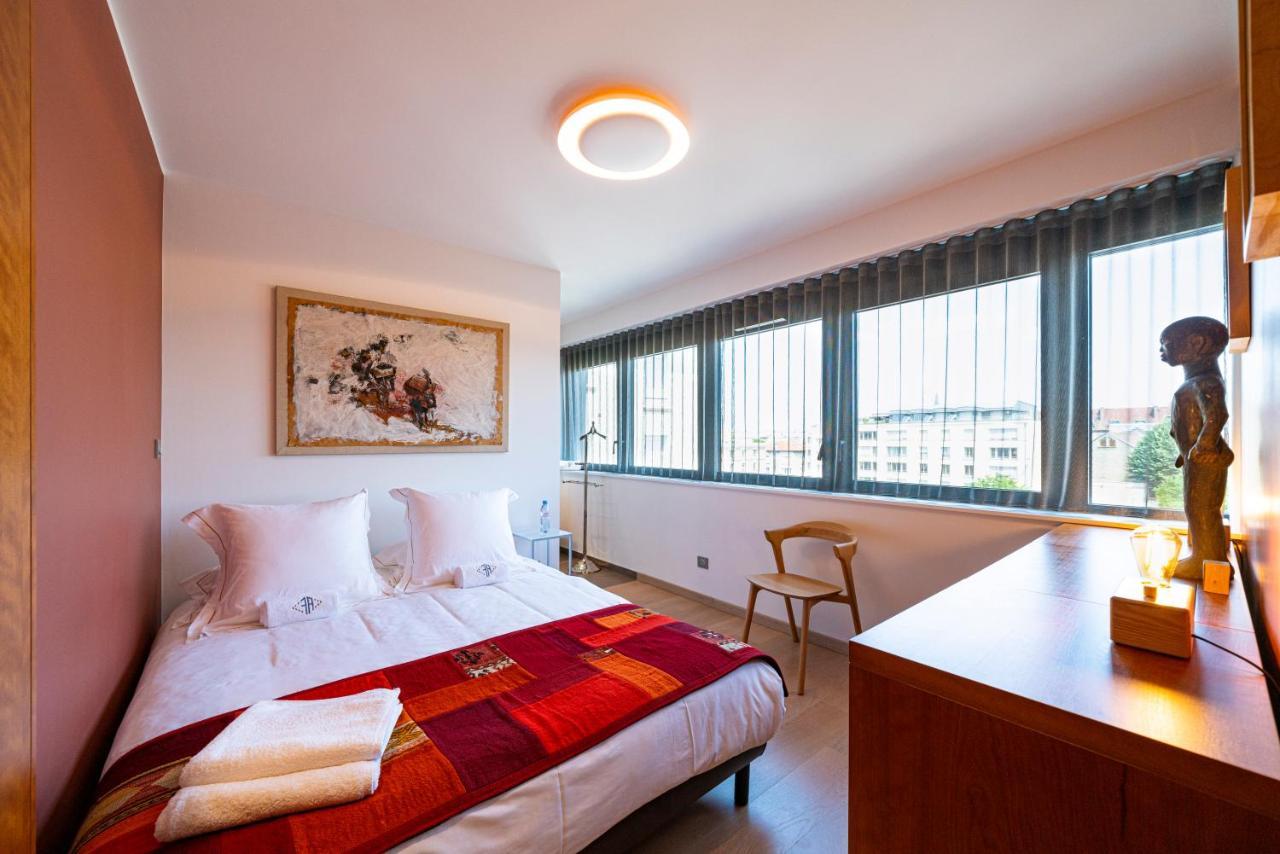 Les Suites 7 Anges - Parking, Vue Cathedrale & Centre Historique ランス エクステリア 写真